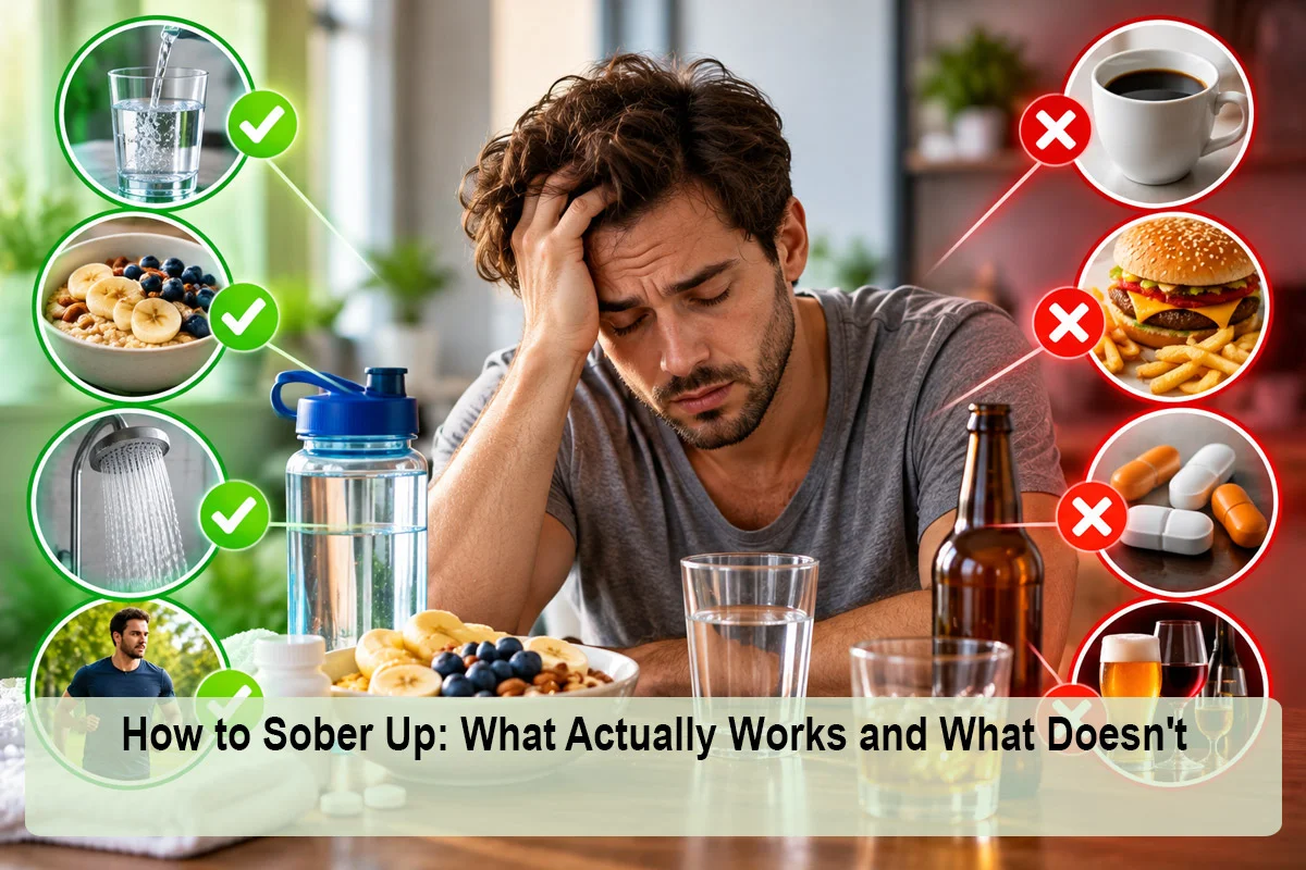 How to Sober Up: What Actually Works and What Doesn't